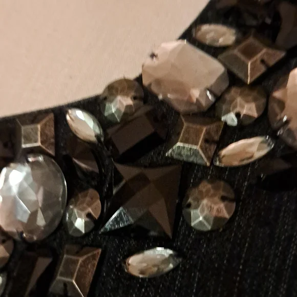 Ruby Rd. Rhinestone denim jacket - Picture 7 of 9